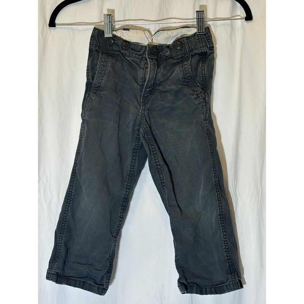 Gap Kids Size 4 Year‎ Girl or Boy Grey Cargo Utility Pants EUC X10